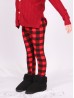 Kids Buffalo Check Stretchy Legging 